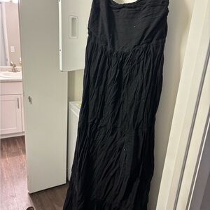 Forever 21 Black Maxi Skirt